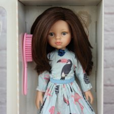 Paola Reina Кэрол с серыми глазами, 32 см