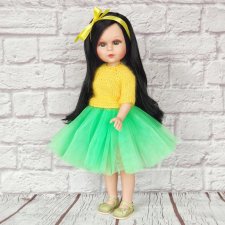 Vidal Rojas, кукла Элизабет в желто-зеленом наряде, 41 см