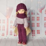 Комплект одежды "сиреневый" для куклы Paola Reina 32 см