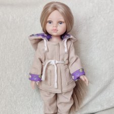 Куртка - парка бежевая для куклы Paola Reina, 32 см