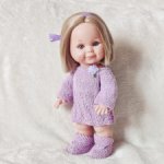 Lamagik кукла Бетти блондинка, в сиреневом, 26 см