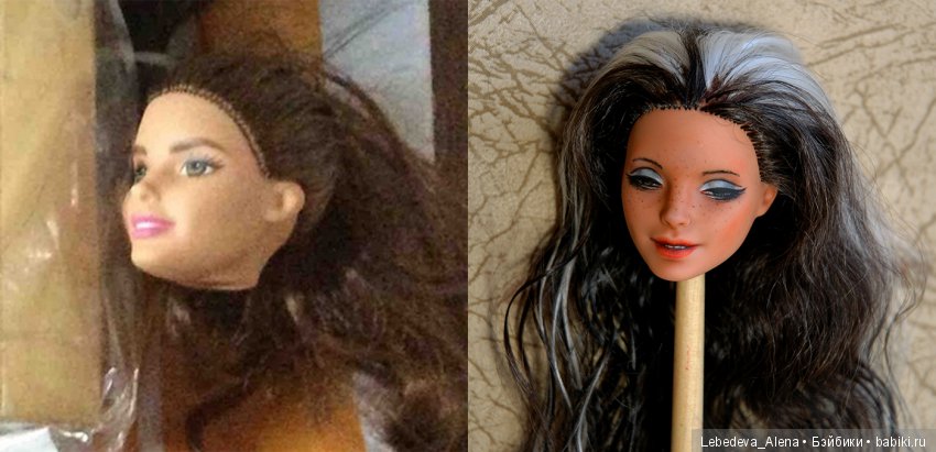 "До" и "После" (новое) — ООАК и репейнт игровых кукол: Bratz