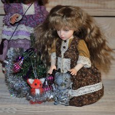 История о том, как куклы елку наряжали