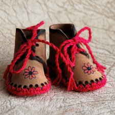 Замшевые ботинки для куклы (Паола Рейна, Антонио Хуан) / Обувь для ...