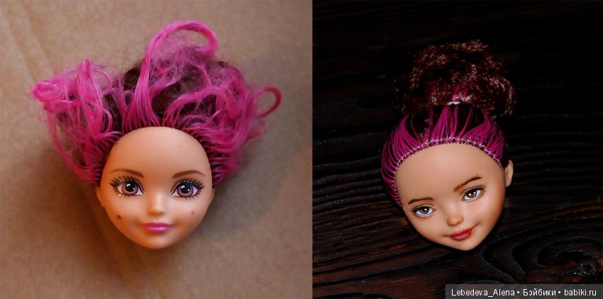 До и После, новая серия — ООАК и репейнт игровых кукол: Bratz (фото 4)