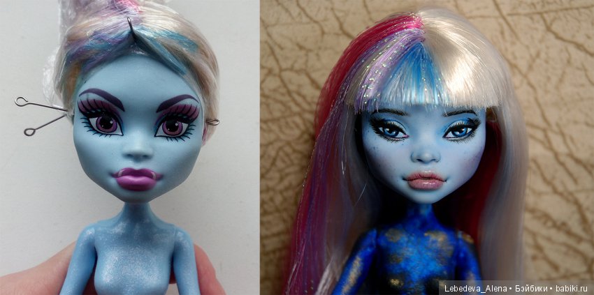 До и после — ООАК и репейнт игровых кукол: Bratz (фото 2)