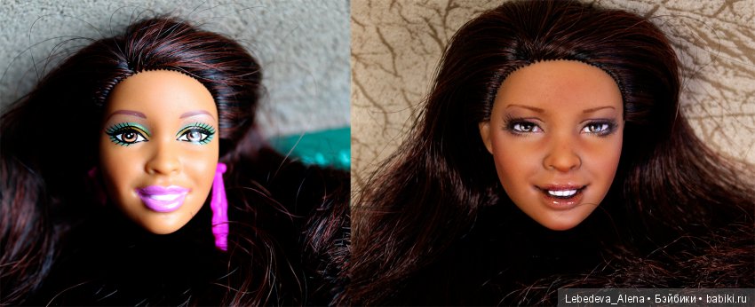 До и после - новое — ООАК и репейнт игровых кукол: Bratz (фото 3)