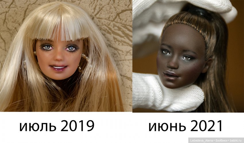 Было и стало — ООАК и репейнт кукол (Custom): Barbie (фото 2)