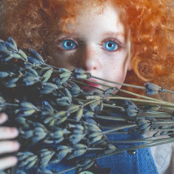 Майа и лаванда