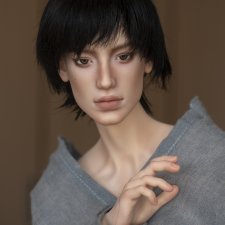 Мужской парик на головы 12см