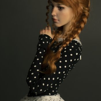 Лея в горошек