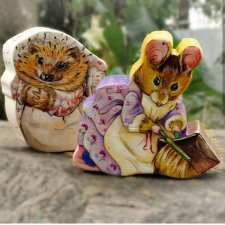 Игрушки из дерева по рисункам Беатрикс Поттер, игрушки  и куклы UNDINA-S