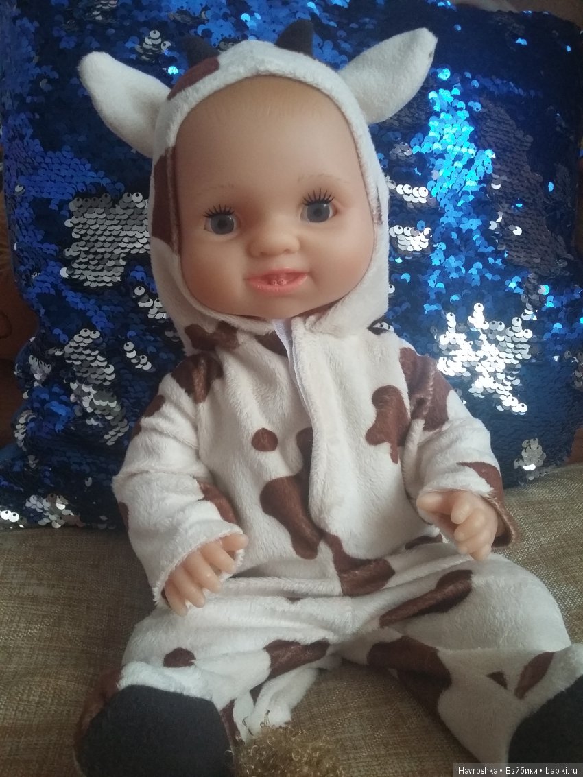 Пупс в костюме теленочка — Российские куклы Весна