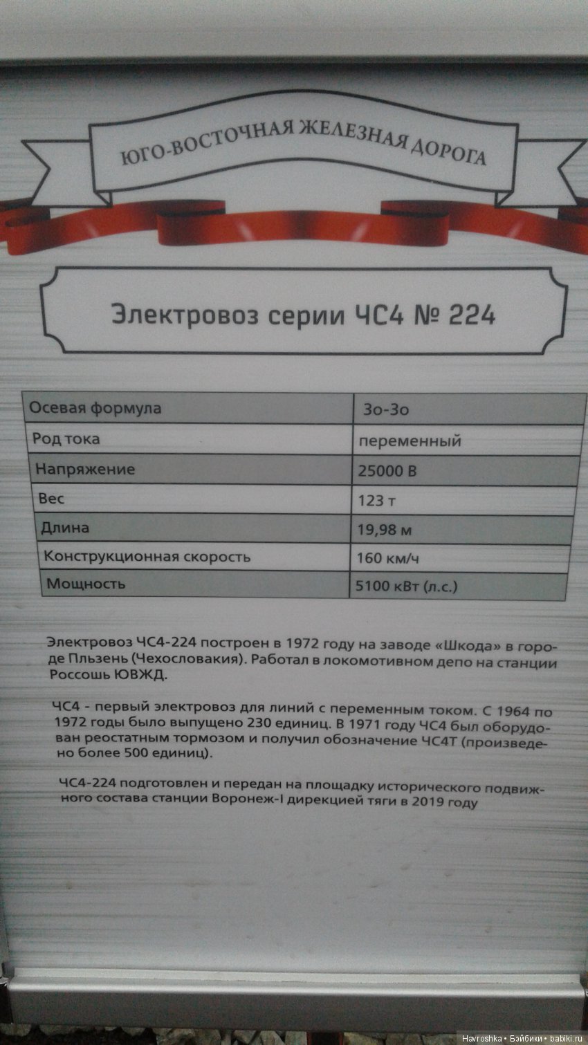 Воронеж. Выставка железнодорожной ретро-техники (фото 8)