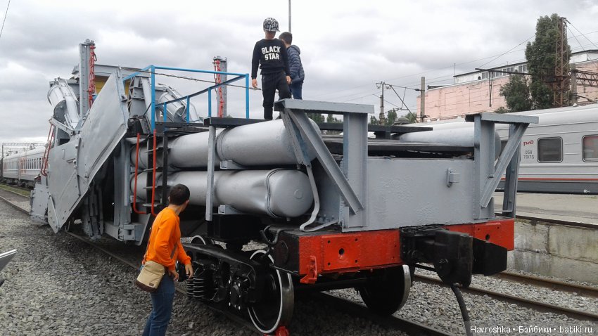 Воронеж. Выставка железнодорожной ретро-техники