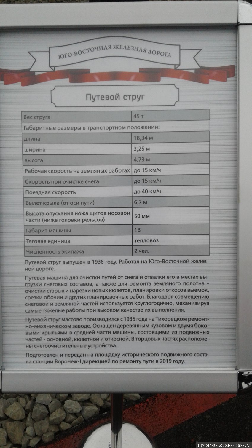 Воронеж. Выставка железнодорожной ретро-техники