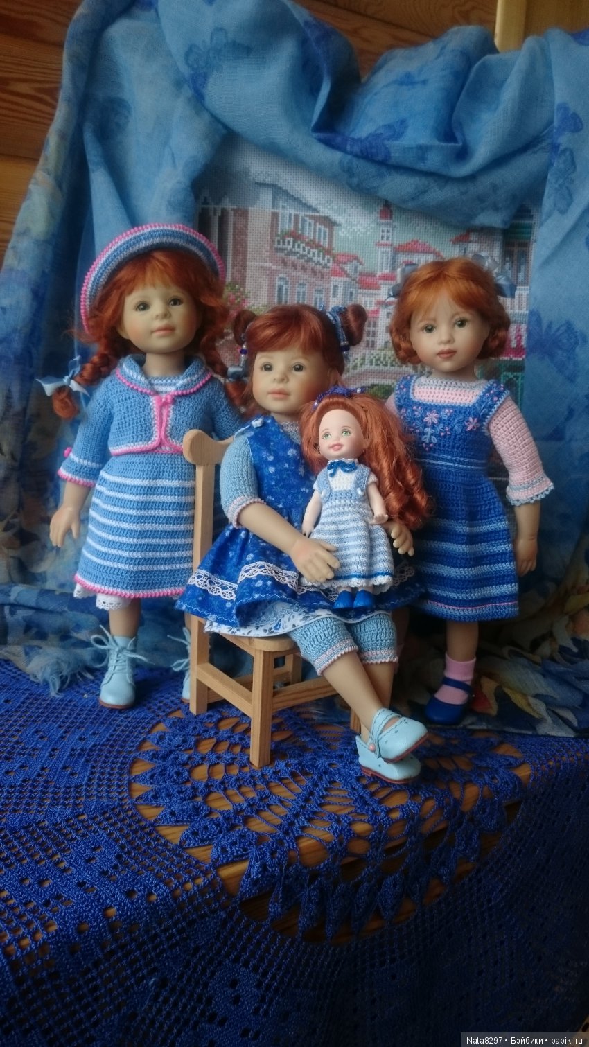 После конкурса "Цвет настроения синий". Всем любителям Плюшечек Heidi Plusczok посвящается (фото 5)