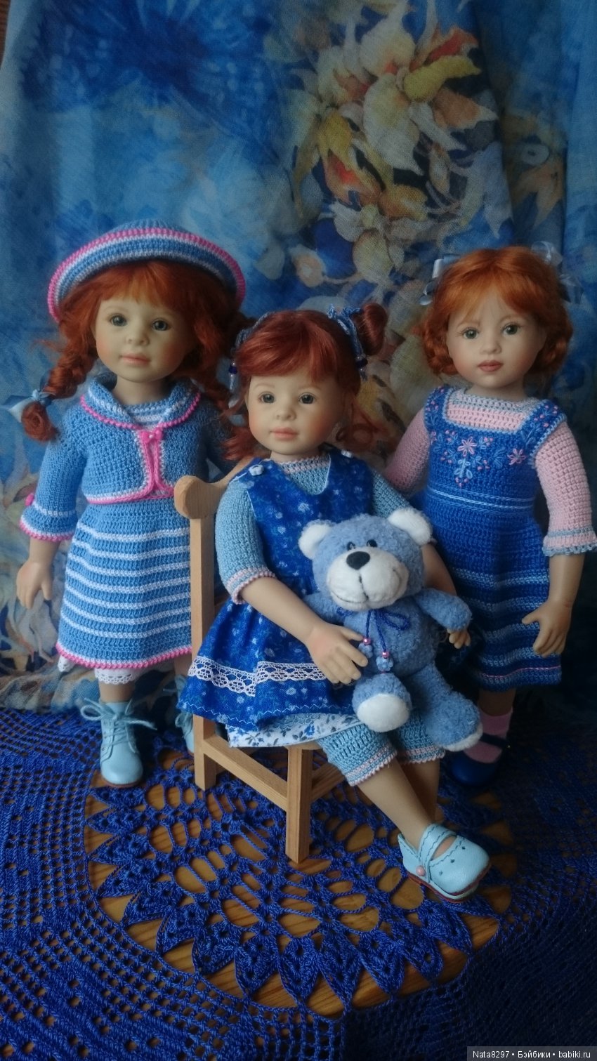 После конкурса "Цвет настроения синий". Всем любителям Плюшечек Heidi Plusczok посвящается (фото 7)