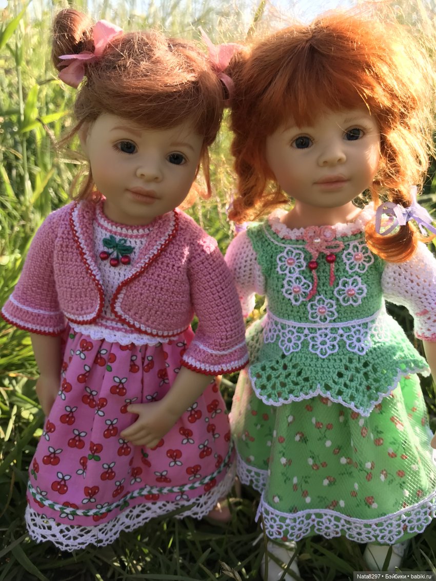 Плюшечки в цвету. Часть 1. Зоя и Дорис от Heidi Plusczok