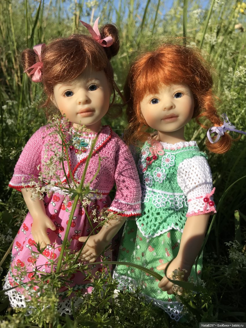 Плюшечки в цвету. Часть 1. Зоя и Дорис от Heidi Plusczok