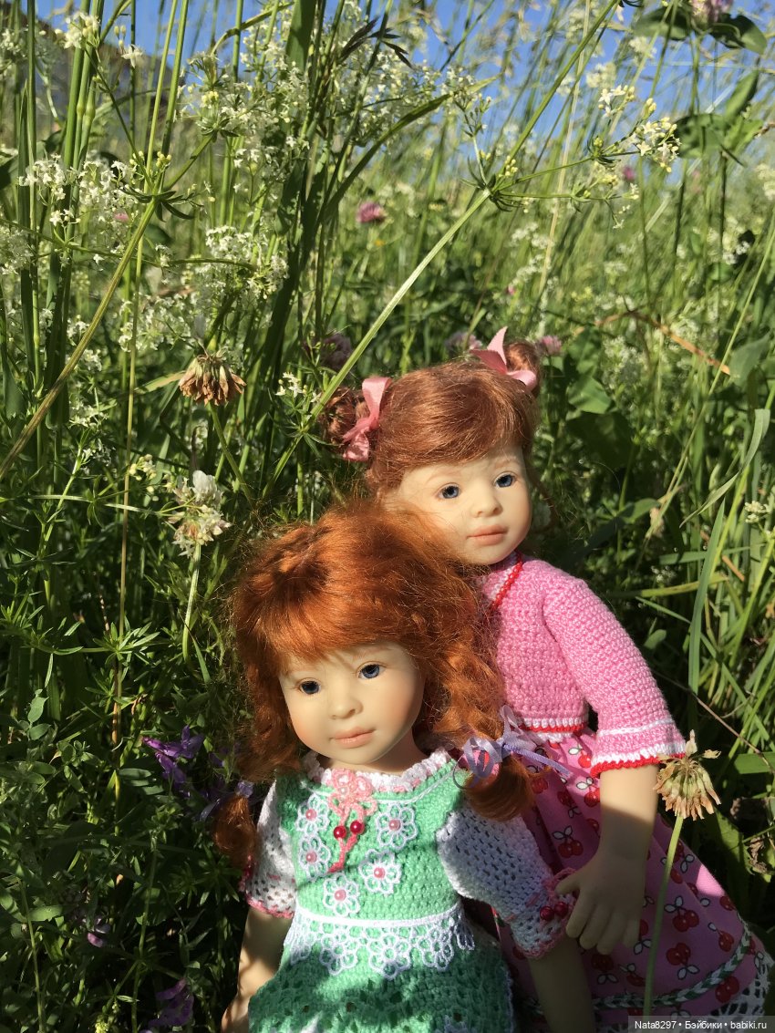 Плюшечки в цвету. Часть 1. Зоя и Дорис от Heidi Plusczok