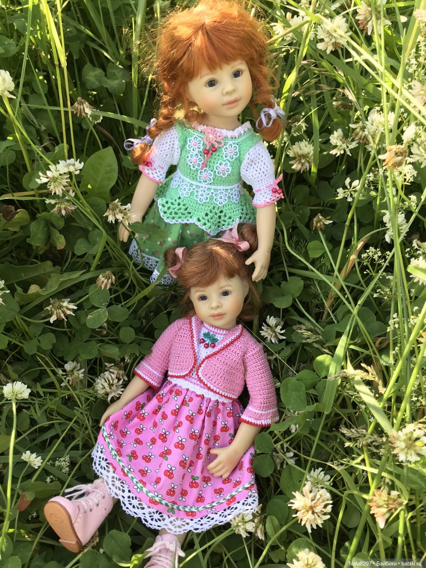 Плюшечки в цвету. Часть 1. Зоя и Дорис от Heidi Plusczok (фото 7)