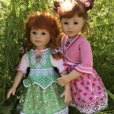 Плюшечки в цвету. Часть 1. Зоя и Дорис от Heidi Plusczok