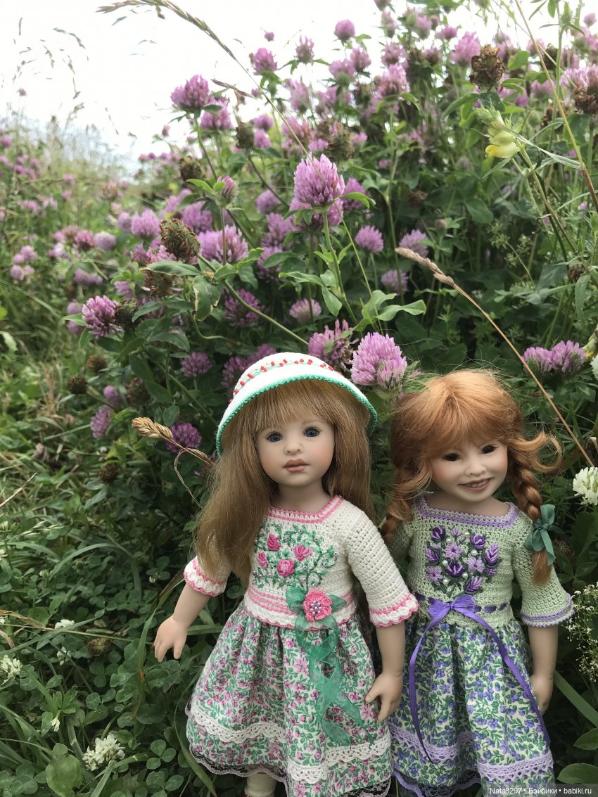 Плюшечки в цвету. Часть 2. Пеппи и Лизель от Heidi Plusczok (фото 8)
