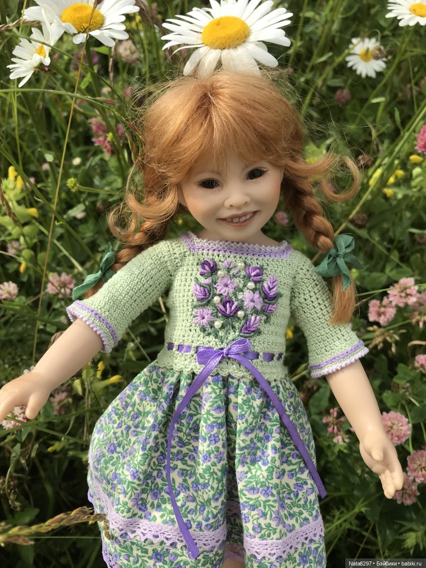 Плюшечки в цвету. Часть 2. Пеппи и Лизель от Heidi Plusczok