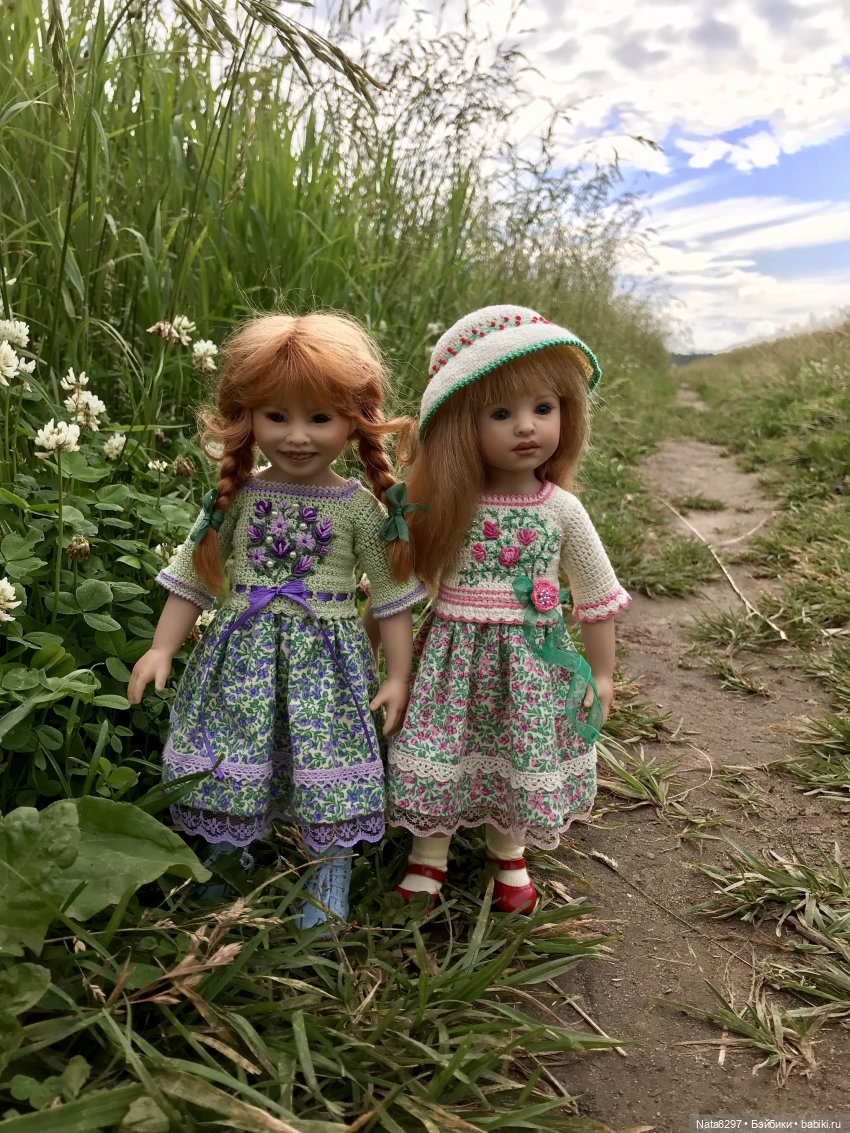 Плюшечки в цвету. Часть 2. Пеппи и Лизель от Heidi Plusczok (фото 2)