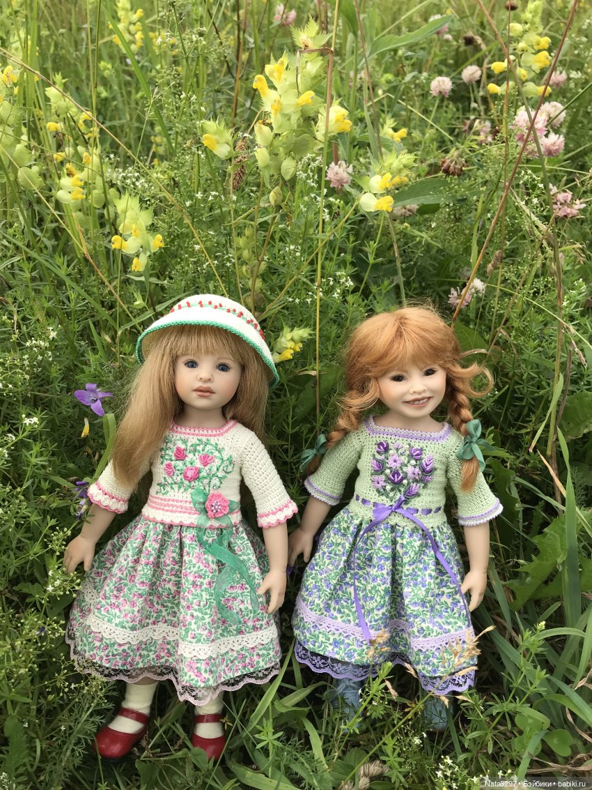 Плюшечки в цвету. Часть 2. Пеппи и Лизель от Heidi Plusczok (фото 5)