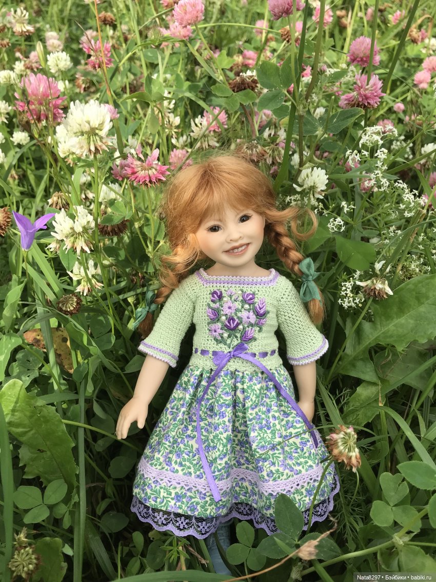 Плюшечки в цвету. Часть 2. Пеппи и Лизель от Heidi Plusczok