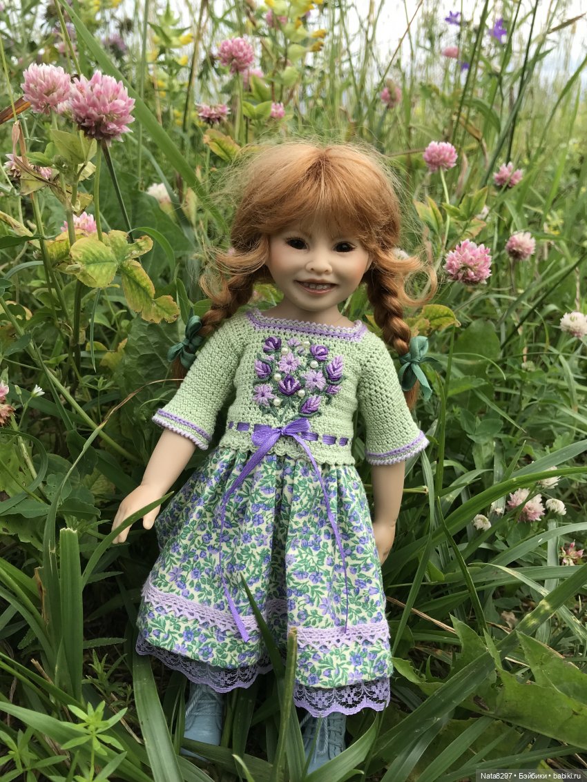 Плюшечки в цвету. Часть 2. Пеппи и Лизель от Heidi Plusczok (фото 3)