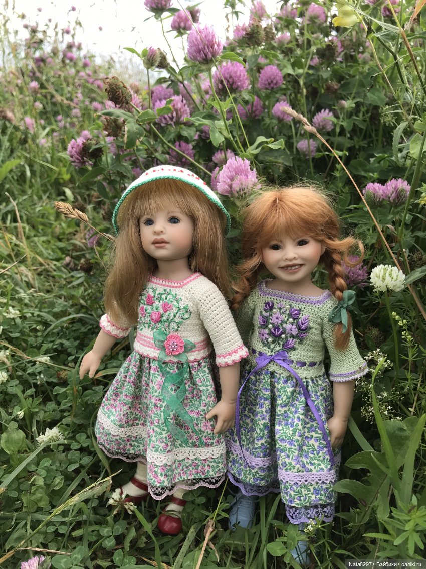 Плюшечки в цвету. Часть 2. Пеппи и Лизель от Heidi Plusczok (фото 7)