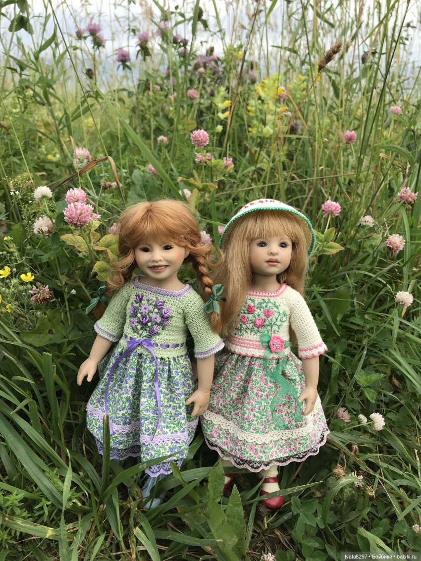 Плюшечки в цвету. Часть 2. Пеппи и Лизель от Heidi Plusczok (фото 6)