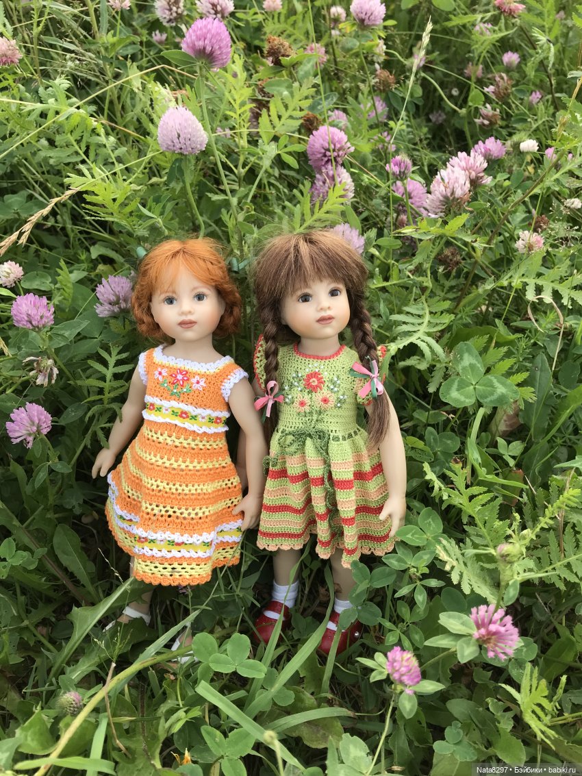 Плюшечки в цвету. Часть 3. Селин и Барбара от Heidi Plusczok (фото 9)