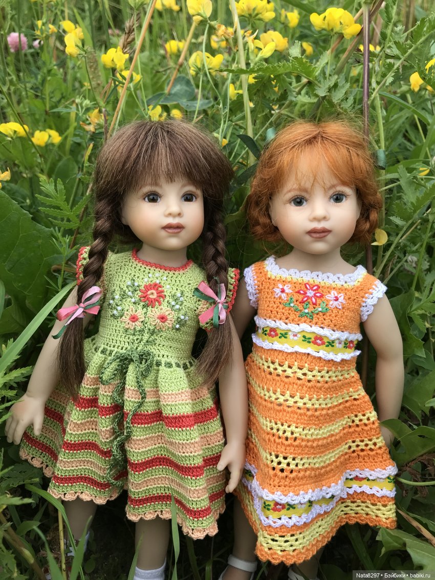 Плюшечки в цвету. Часть 3. Селин и Барбара от Heidi Plusczok (фото 7)