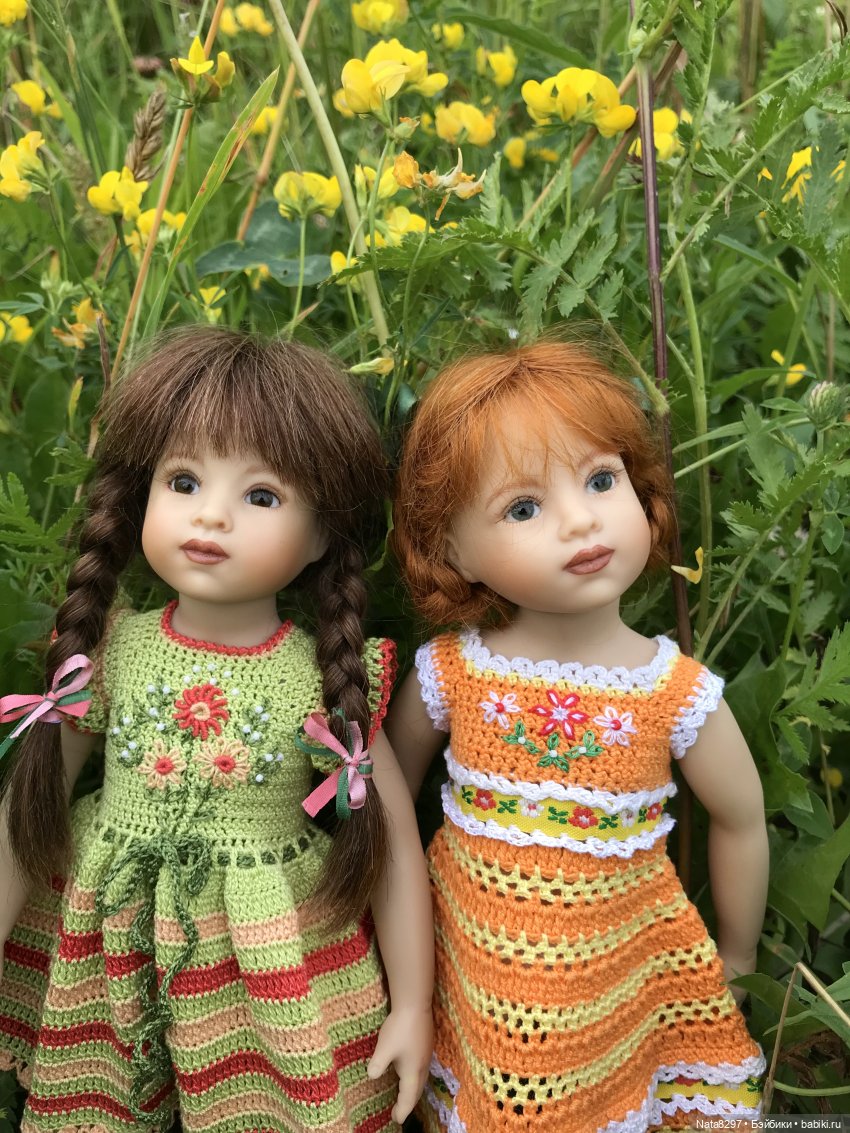 Плюшечки в цвету. Часть 3. Селин и Барбара от Heidi Plusczok (фото 5)