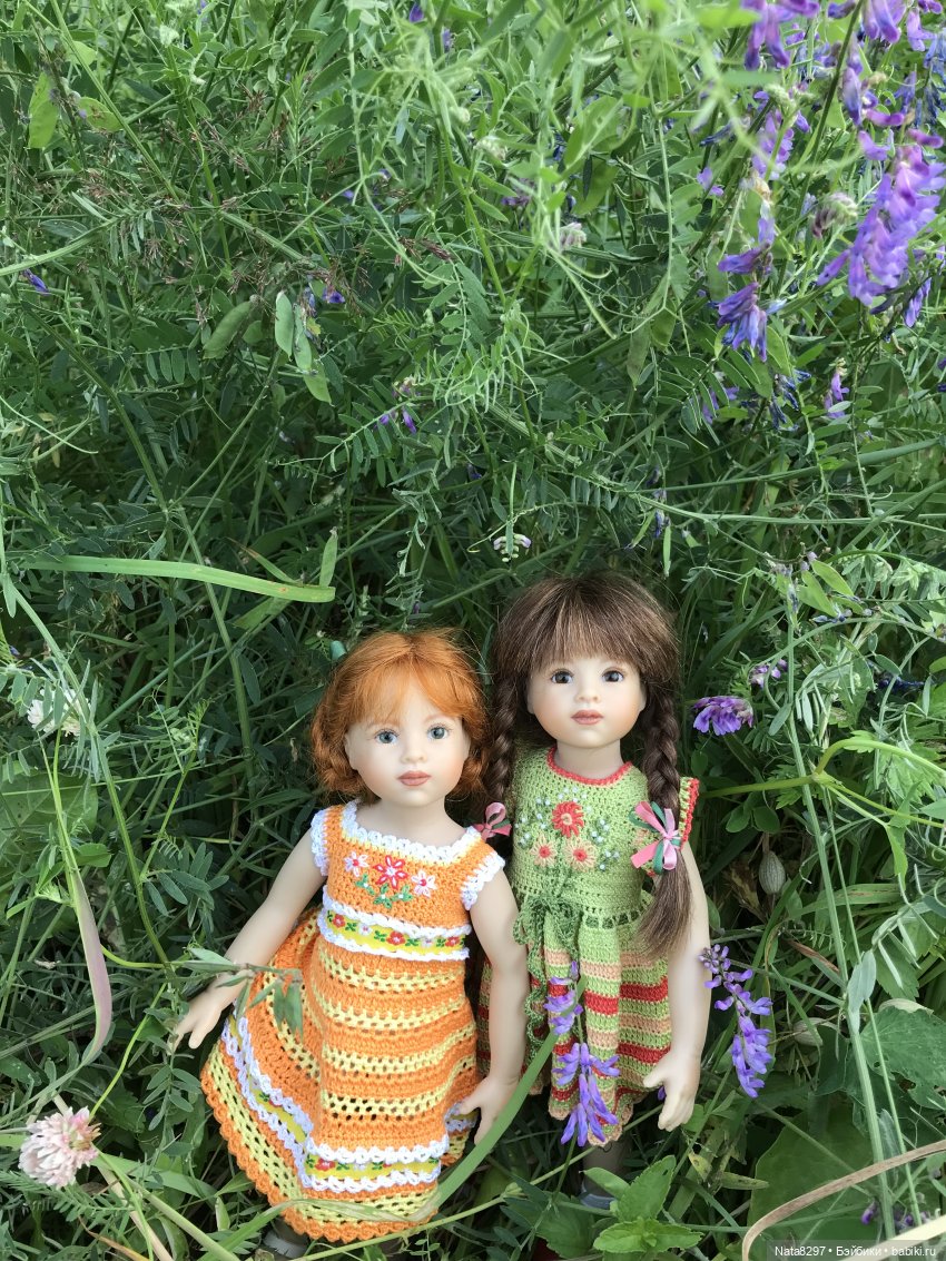 Плюшечки в цвету. Часть 3. Селин и Барбара от Heidi Plusczok (фото 10)
