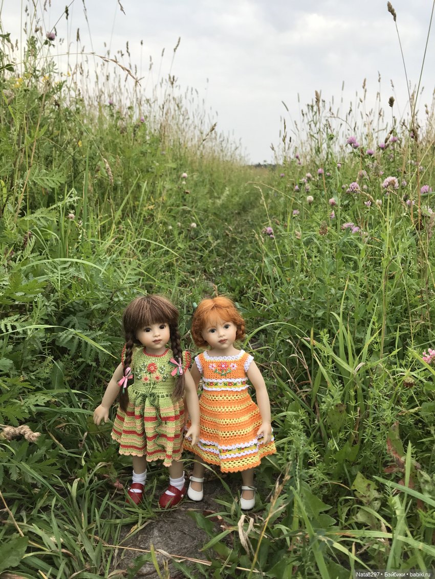 Плюшечки в цвету. Часть 3. Селин и Барбара от Heidi Plusczok (фото 2)