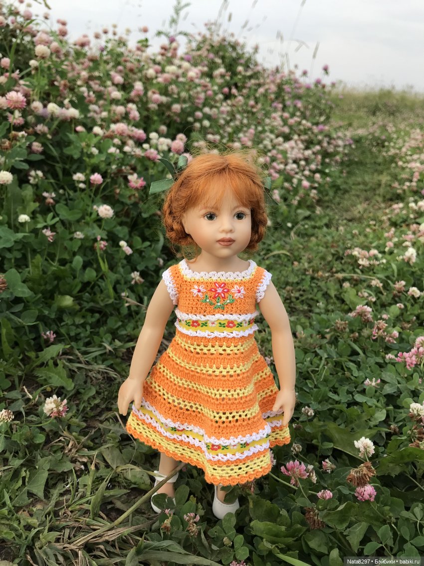 Плюшечки в цвету. Часть 3. Селин и Барбара от Heidi Plusczok