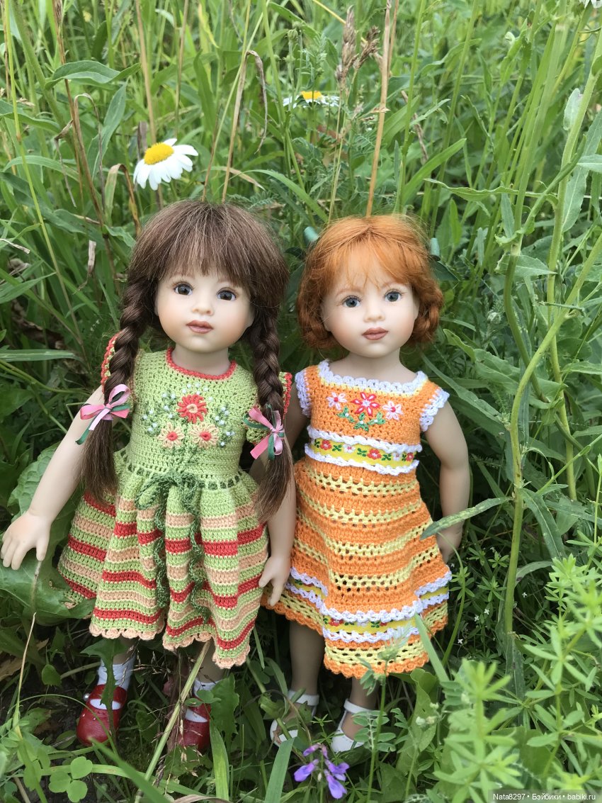 Плюшечки в цвету. Часть 3. Селин и Барбара от Heidi Plusczok (фото 4)