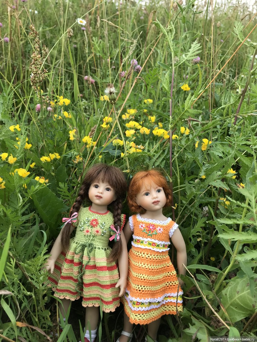 Плюшечки в цвету. Часть 3. Селин и Барбара от Heidi Plusczok (фото 6)