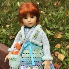 Марго и краски осени. Куколка от Heidi Plusczok