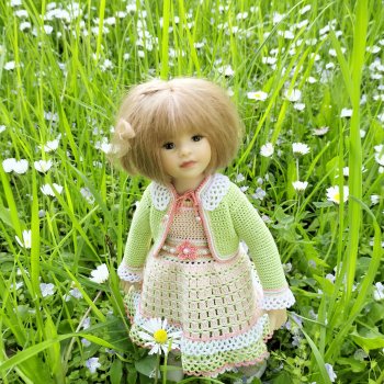 Плюшечки от  Heidi Plusczok   весной. Часть2. Цветы для Карли.