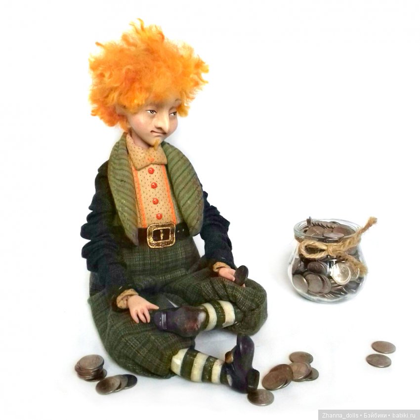 Ирландский лепрекон | Бэйбики Ирландский лепрекон — Авторские текстильные куклы: Вальдорфские (фото 3)