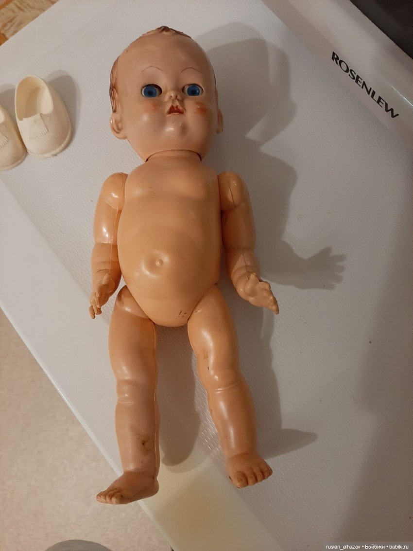 Рост куклы 25 см,материал целлюлоид