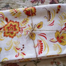 Декоративная ткань - лён разреженного плетения (150х100 см)