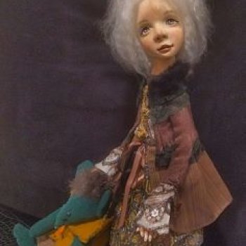 Авторская интерьерная кукла Вера и Лерой