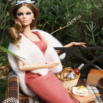 Синди в лавандовом поле